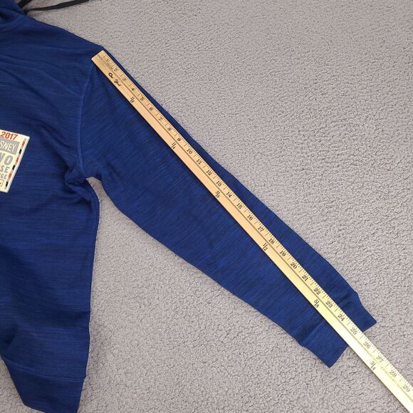 Champion Performance Run Disney Jacket Hoodie Large Mickey Blue Windbreaker Zip - Picture 16 of 16